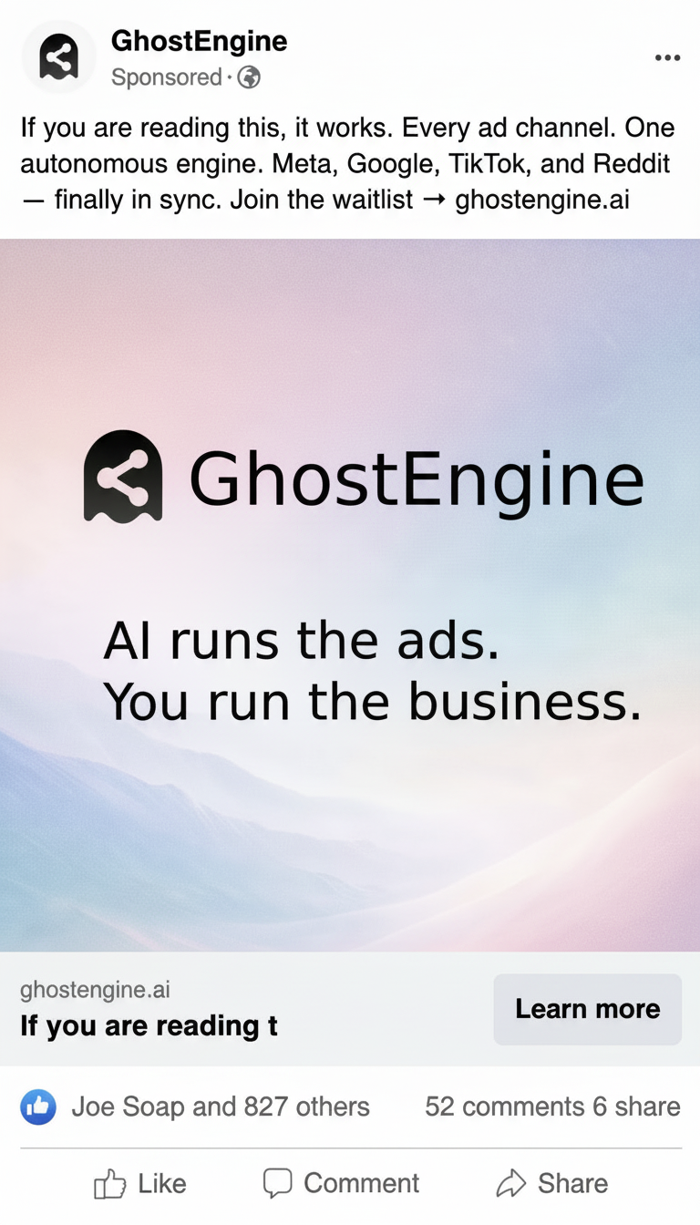 Facebook ad creative